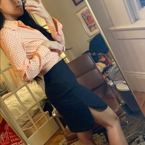 ASOS tiered pencil with lace detail